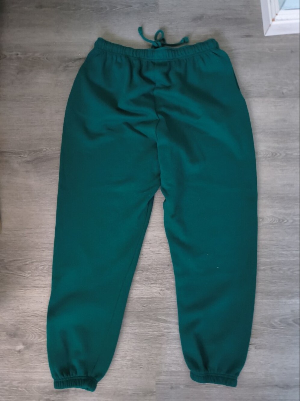 Victoria's Secret Pink Sweat Pants Size L Forest Green - Picture 4 of 7